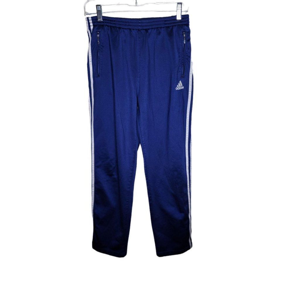 Vintage 1990s Adidas Athletic Breakaway Snap Pants Mens Size XL Blue